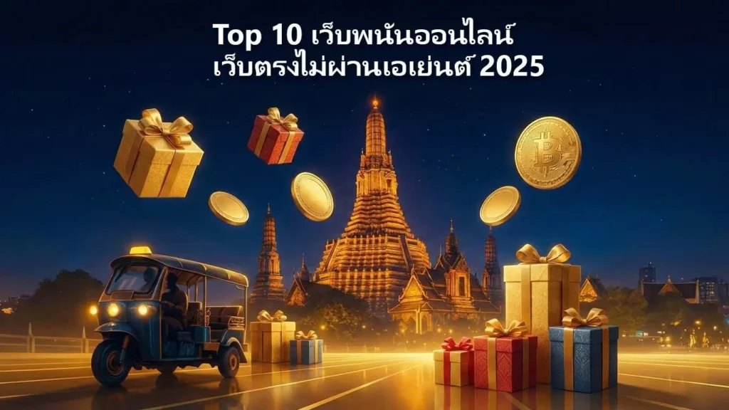 Top 10 เว็บพนันออนไลน์ เว็บตรงไม่ผ่านเอเย่นต์ 2026